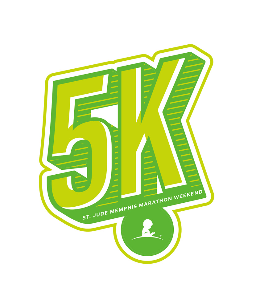 Primary image St. Jude Memphis Marathon 5K Sticker